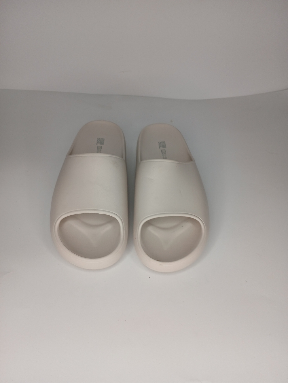 Beige Slide Sandals Size M (W 8.5–9.5) | Minimalist EVA Foam Slides | Comfort Ca - Picture 2 of 6